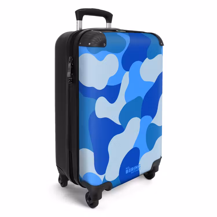 Koffer - Camouflage - Bleu - Motif — 2