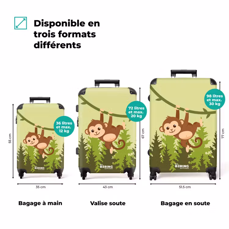 Koffer - Singe - Jungle - Vert — 3