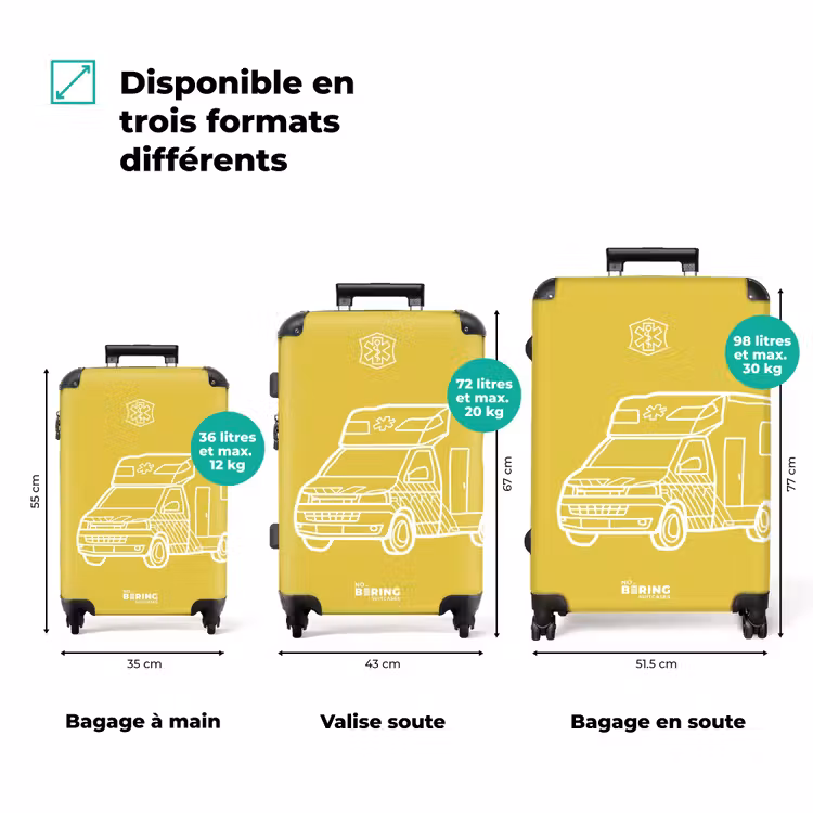 Koffer - Ambulance - Jaune - Blanc — 1