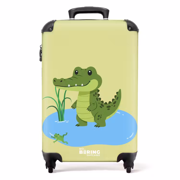 Koffer - Crocodile - Eau - Vert — 1