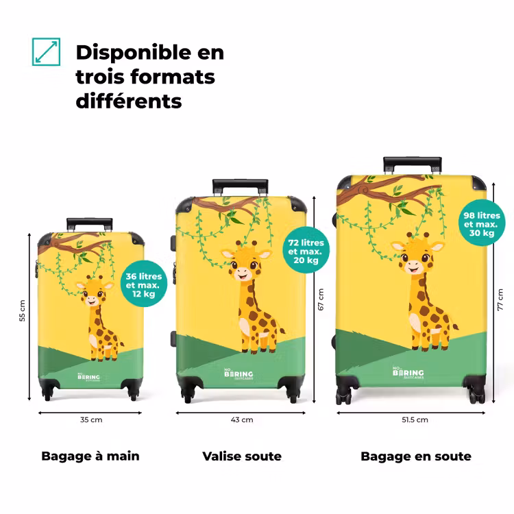 Koffer - Girafe - Jungle - Jaune — 3