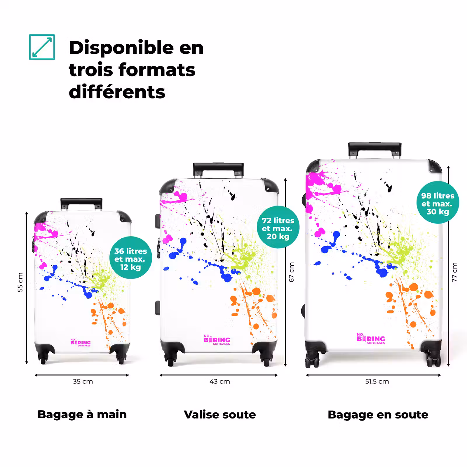 Koffer - Graffiti - Coloré - Explosion — 1