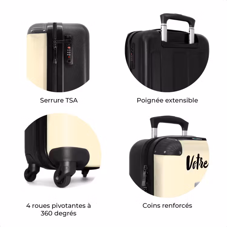 Valise avec nom - Le chien lit le journal — 8