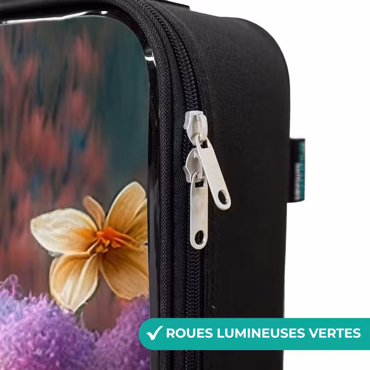 Kinderkoffer - Chiot blanc dans un pré fleuri — 3