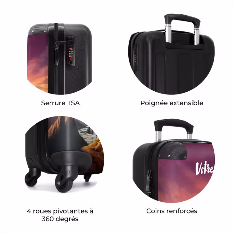 Valise avec nom - Dragon géant rouge — 8