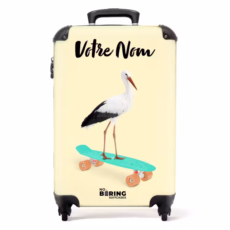 Valise avec nom - Héron cavalier — 1