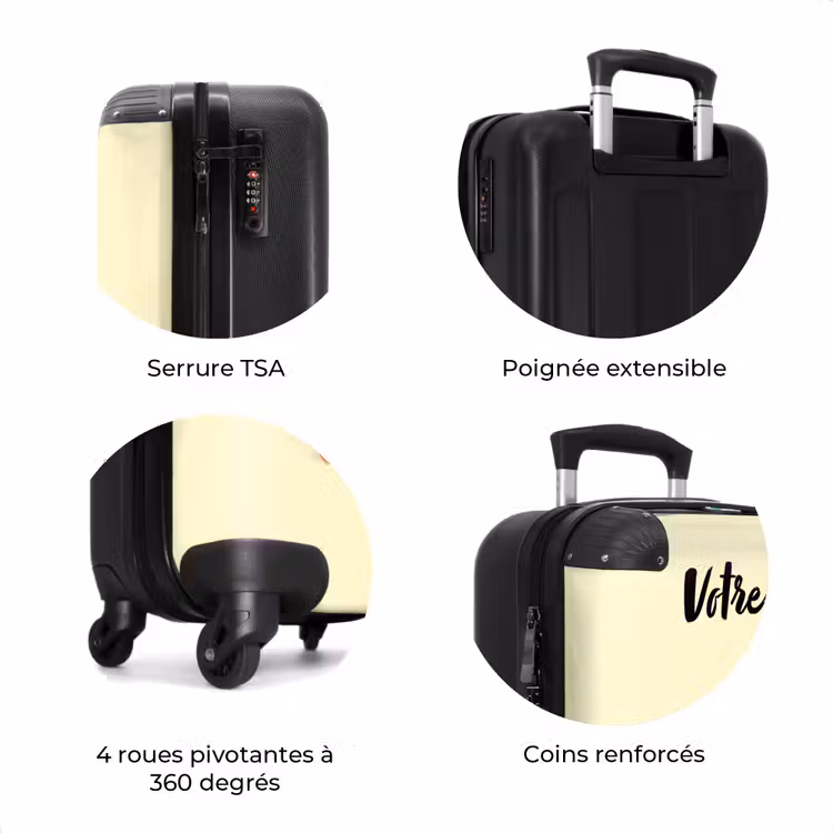 Valise avec nom - Héron cavalier — 8