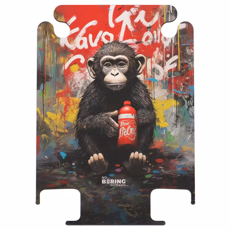 CaseSwap™ - Chimpanzé devant un mur de graffitis — 1