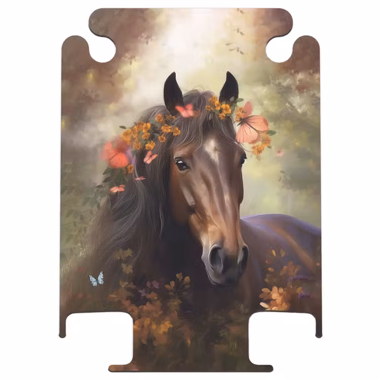 CaseSwap™ - Valise - Cheval - Animaux - Fleurs - Forêt - Papillon — 1