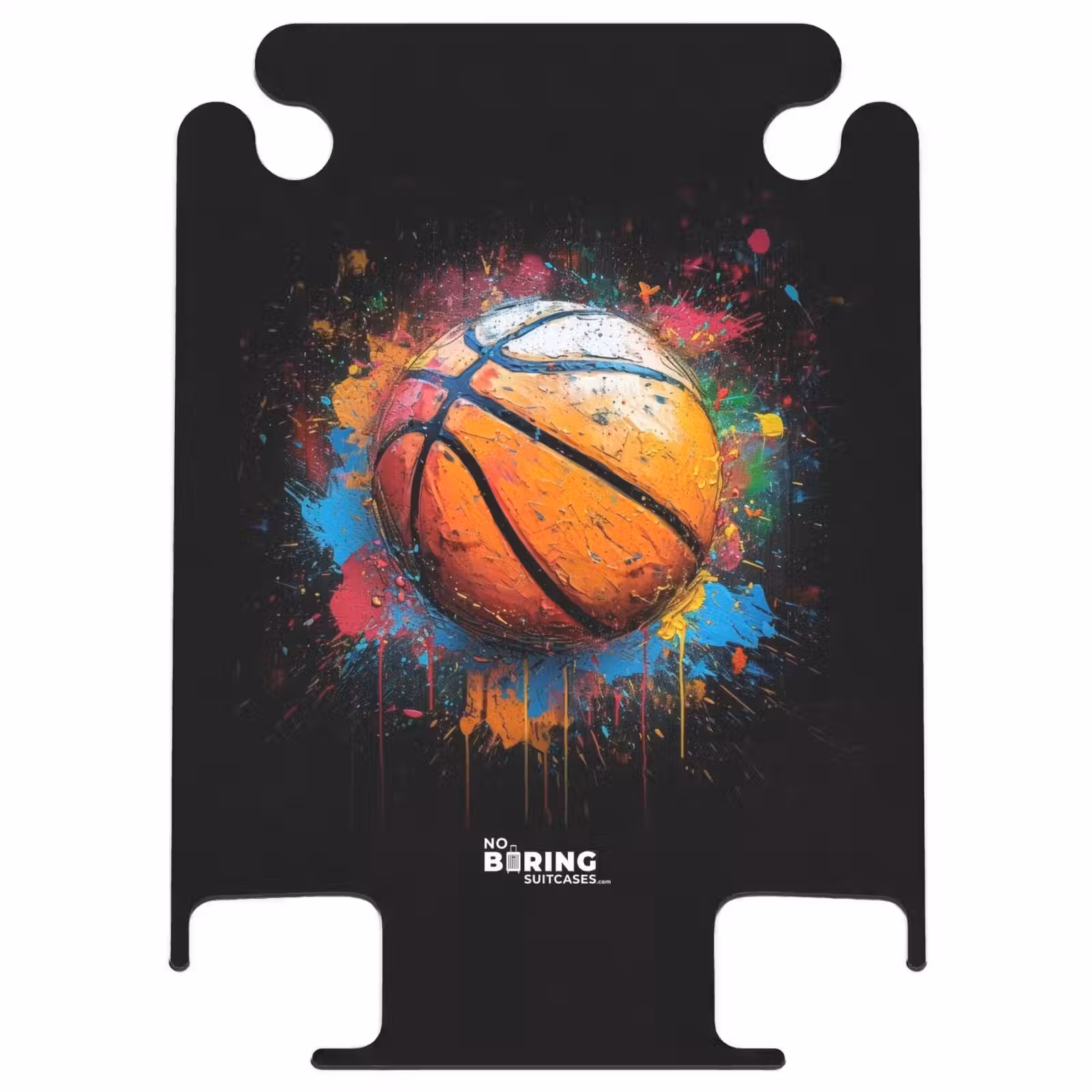 CaseSwap™ - Basket-ball orange au milieu des éclaboussures de peinture — 1