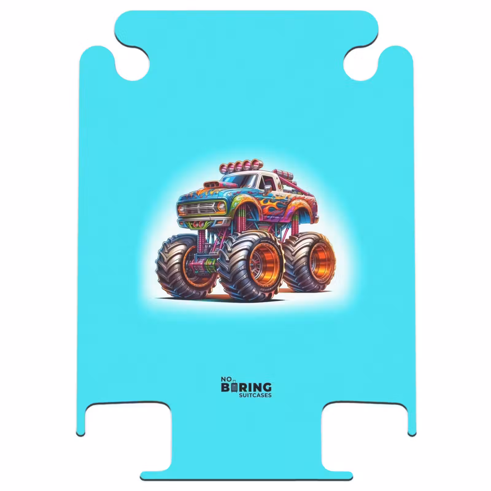 CaseSwap™ - Camion monstre sur fond bleu clair — 1