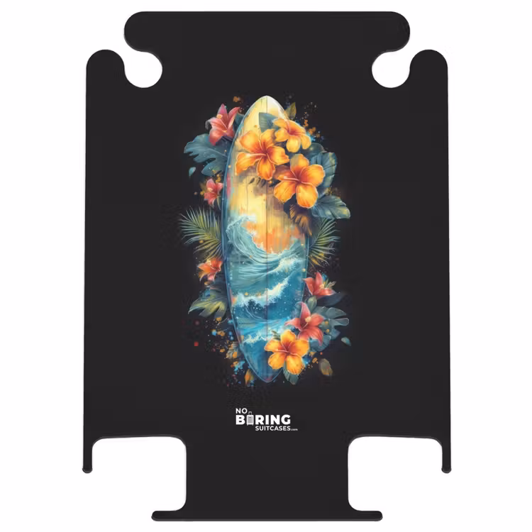 CaseSwap™ - Planche de surf entourée de fleurs — 1