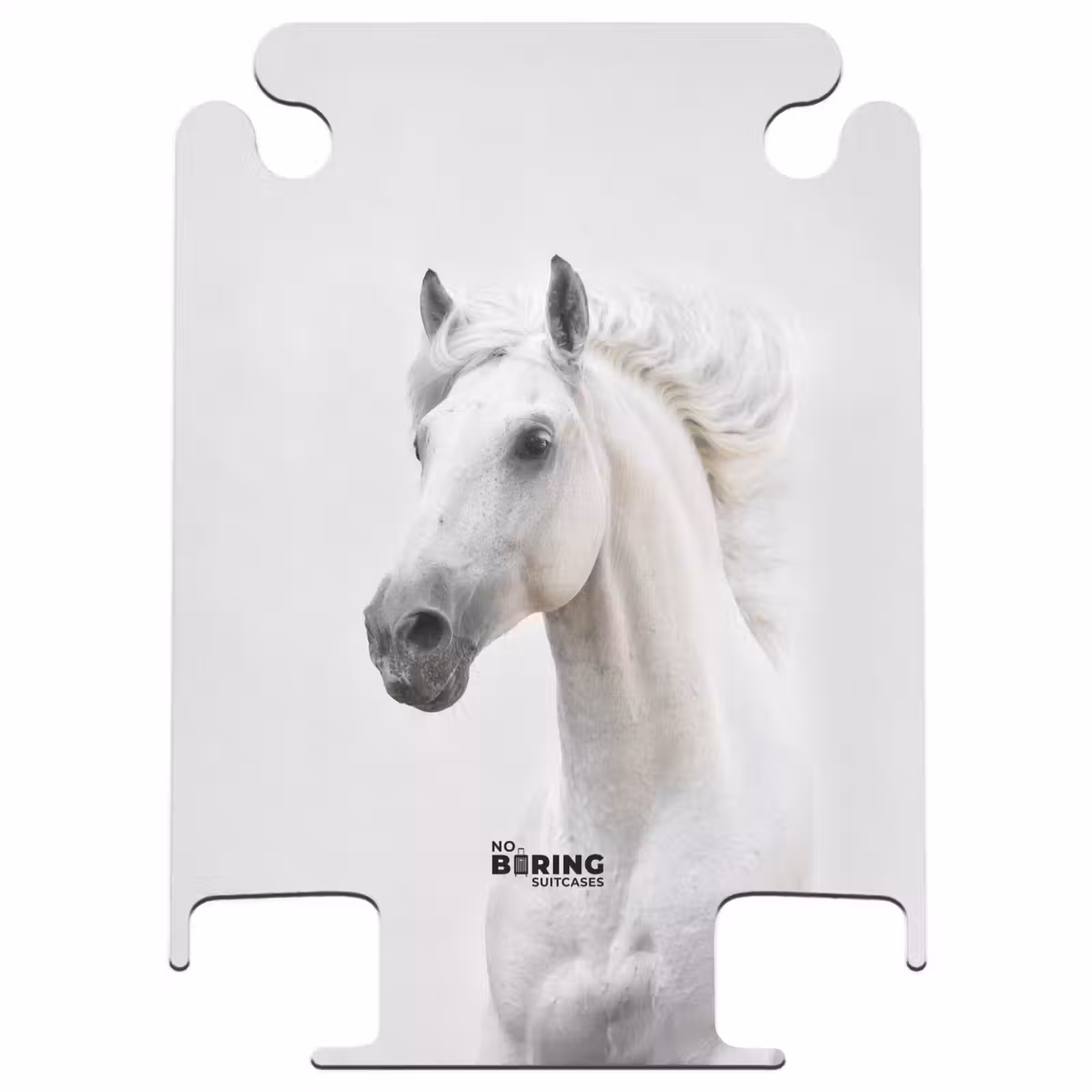 CaseSwap™ - Cheval blanc à la crinière battante — 1