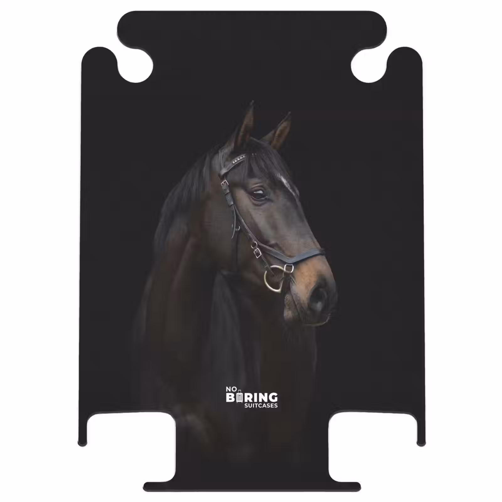 CaseSwap - Cheval noir élégant — 1