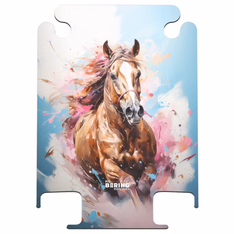 CaseSwap - Cheval au galop sur fond coloré — 1