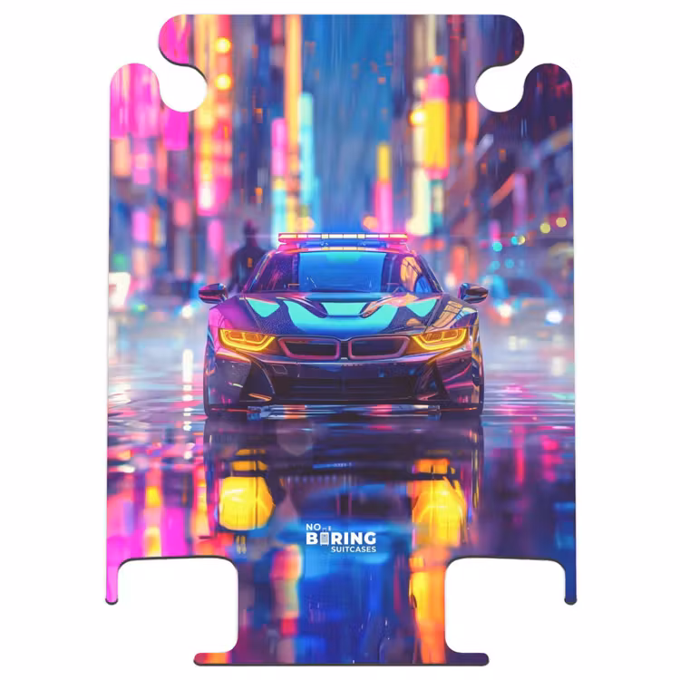 CaseSwap™ - Voiture de nuit au néon — 1