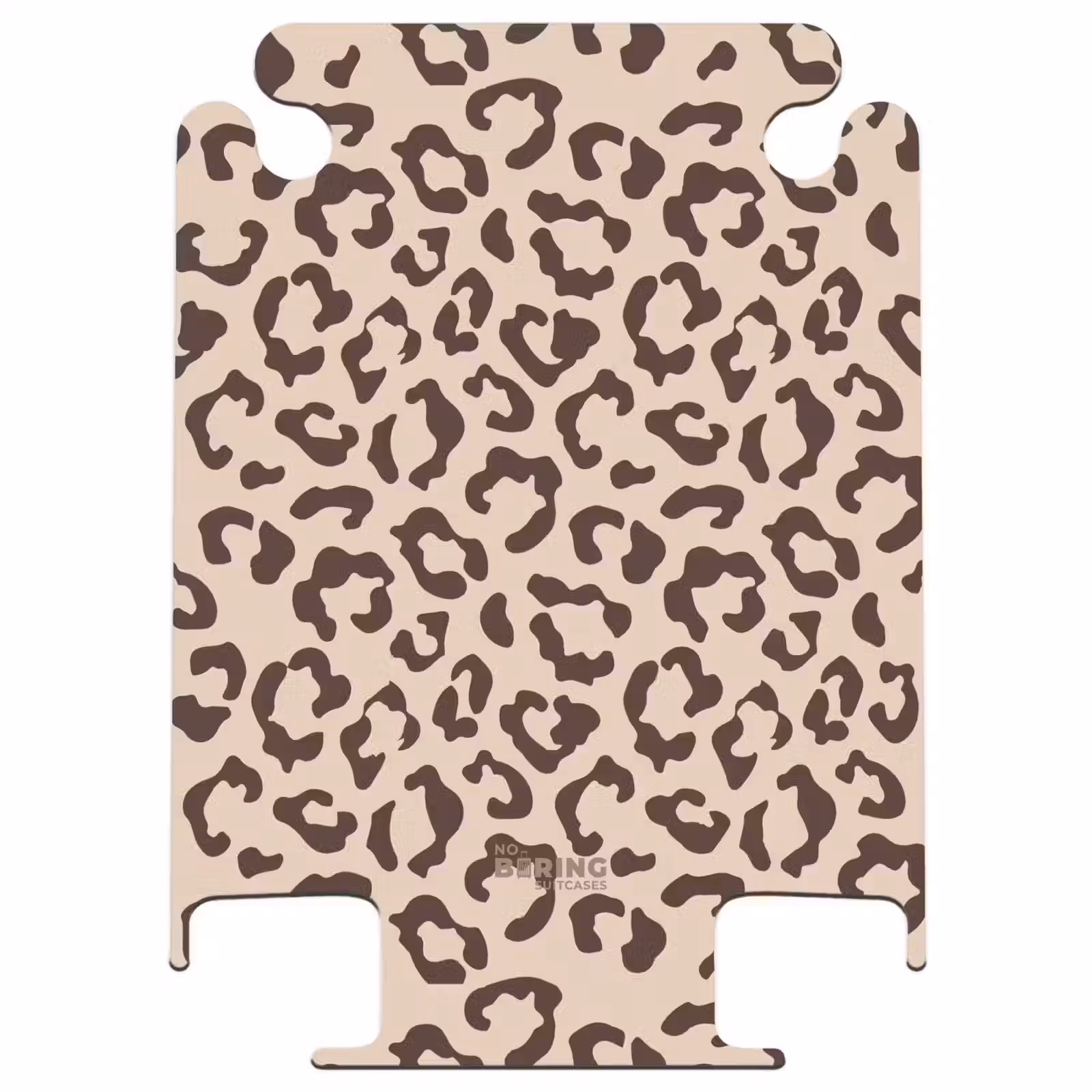 CaseSwap - Imprimés animaliers - Valise imprimée panthère en marron et beige — 1