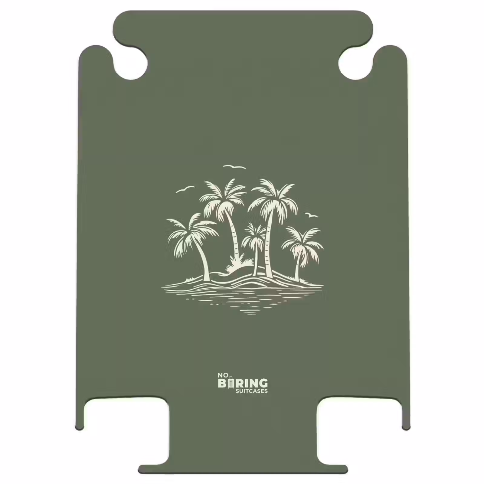 CaseSwap™ - Palmiers - Palmiers sur fond vert olive — 1