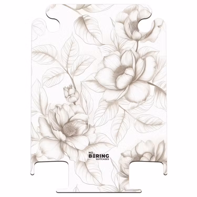 CaseSwap™ - Fleurs vintage - beige et blanc crème — 1