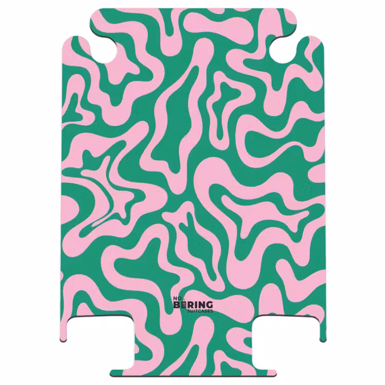 CaseSwap™ - Abstrait - Rose/vert organique — 1