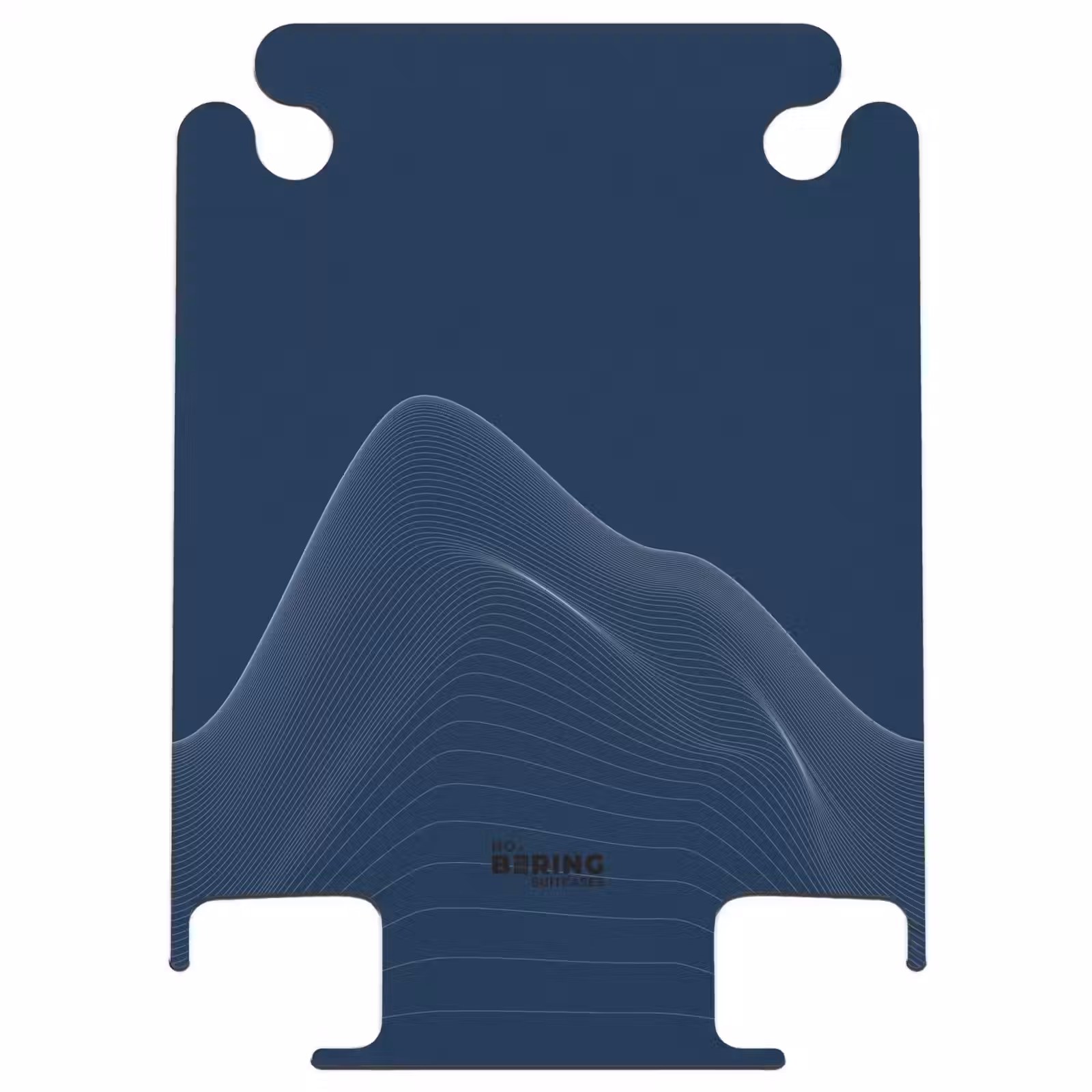 CaseSwap™ - Abstrait - Lignes ondulées Bleu — 1
