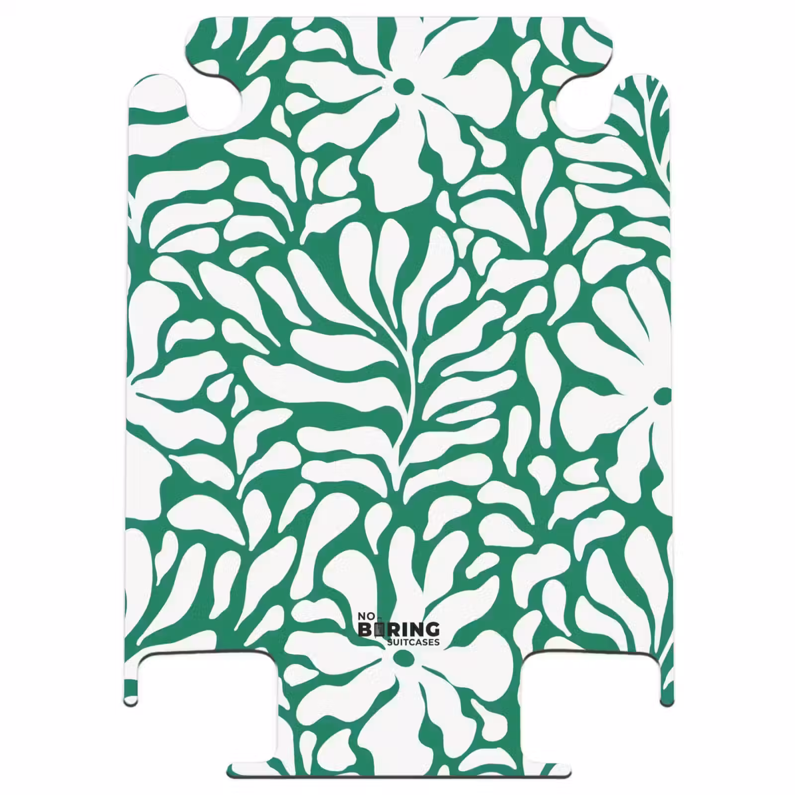 CaseSwap™ - Abstrait - Motif floral vert/blanc — 1