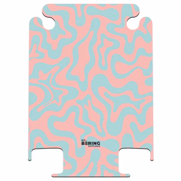 CaseSwap™ - Abstrait - Bleu organique/rose — 1