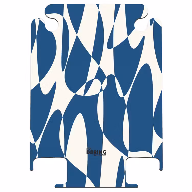 CaseSwap™ - Abstrait - Formes bleues/blanches — 1