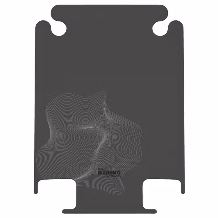 CaseSwap™ - Abstrait - Motif de vagues en noir et blanc — 1