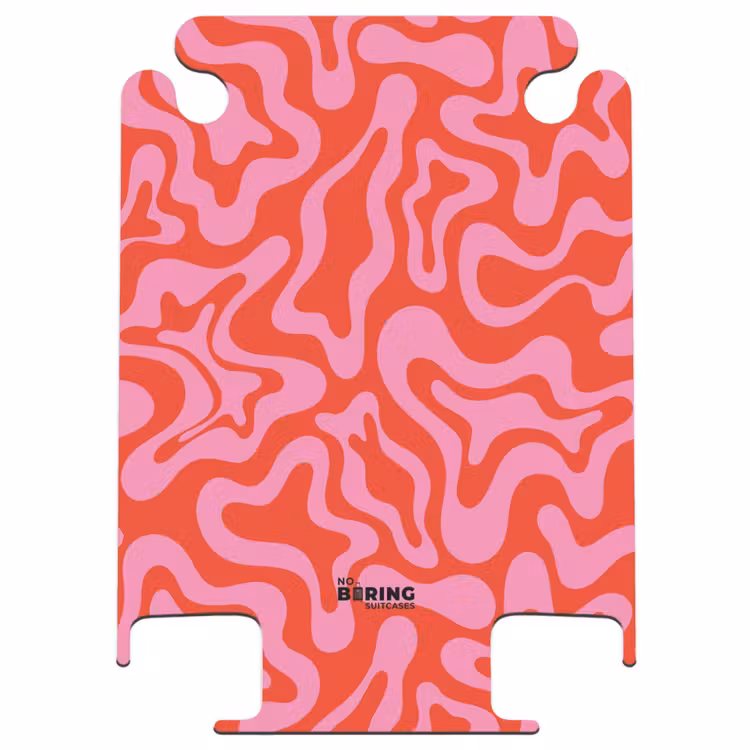 CaseSwap™ - Abstrait - Rose organique/rouge — 1