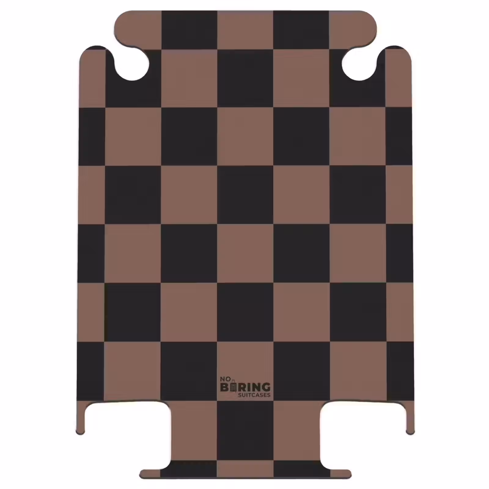 CaseSwap™ - Carrés - Noir/Brun — 1