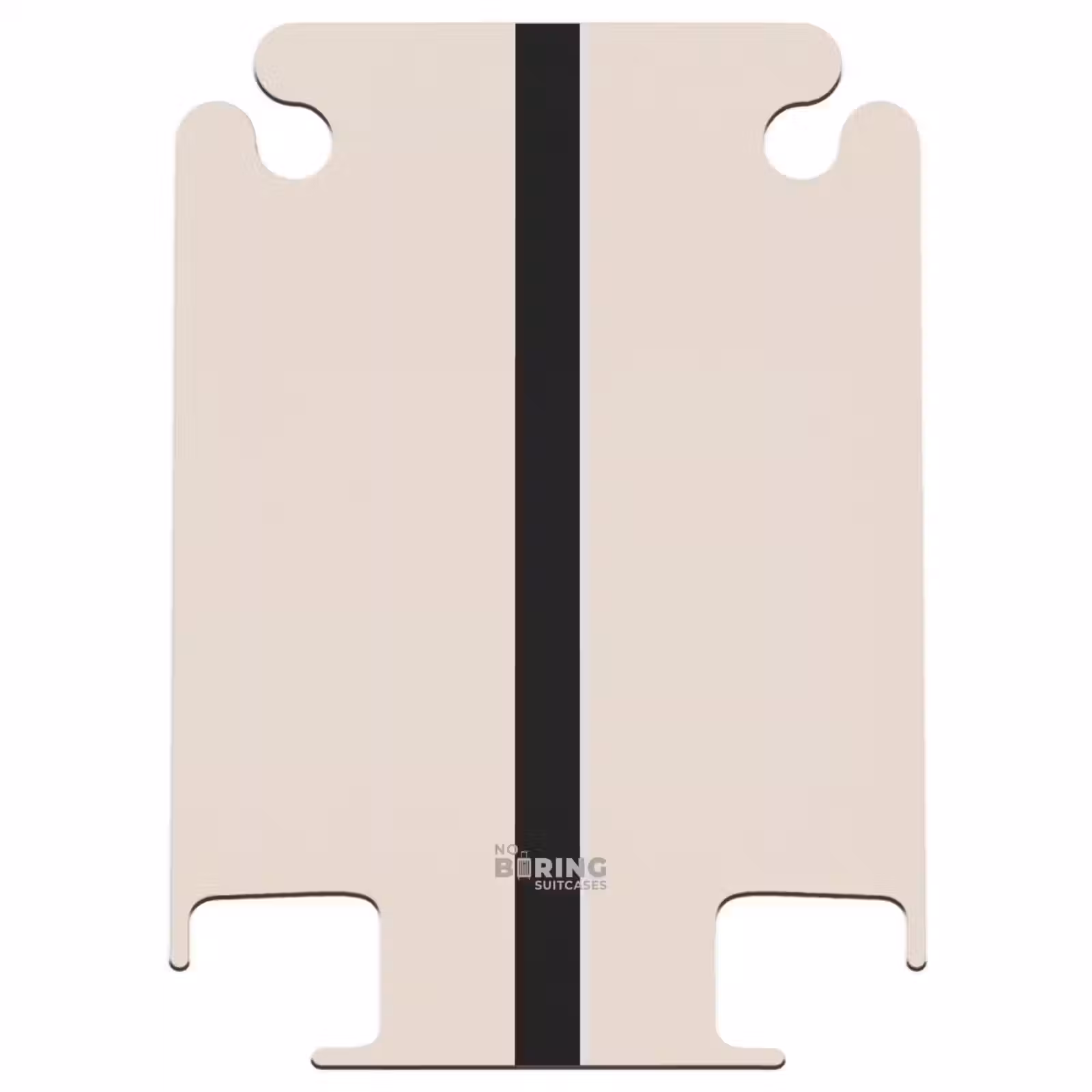 CaseSwap™ - Minimal - Beige avec une bande noire — 1