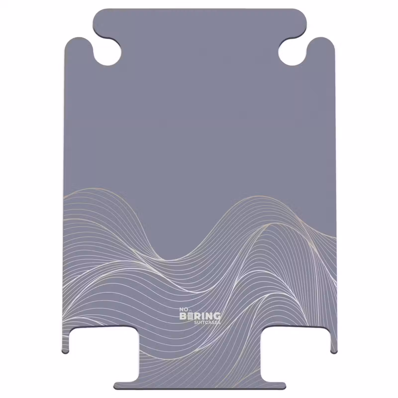CaseSwap™ - Minimal - Bleu gris avec des vagues — 1