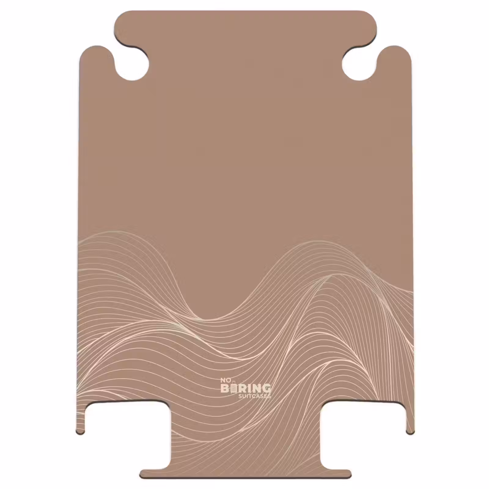 CaseSwap - Minimal - Brun chaud avec des ondulations — 1
