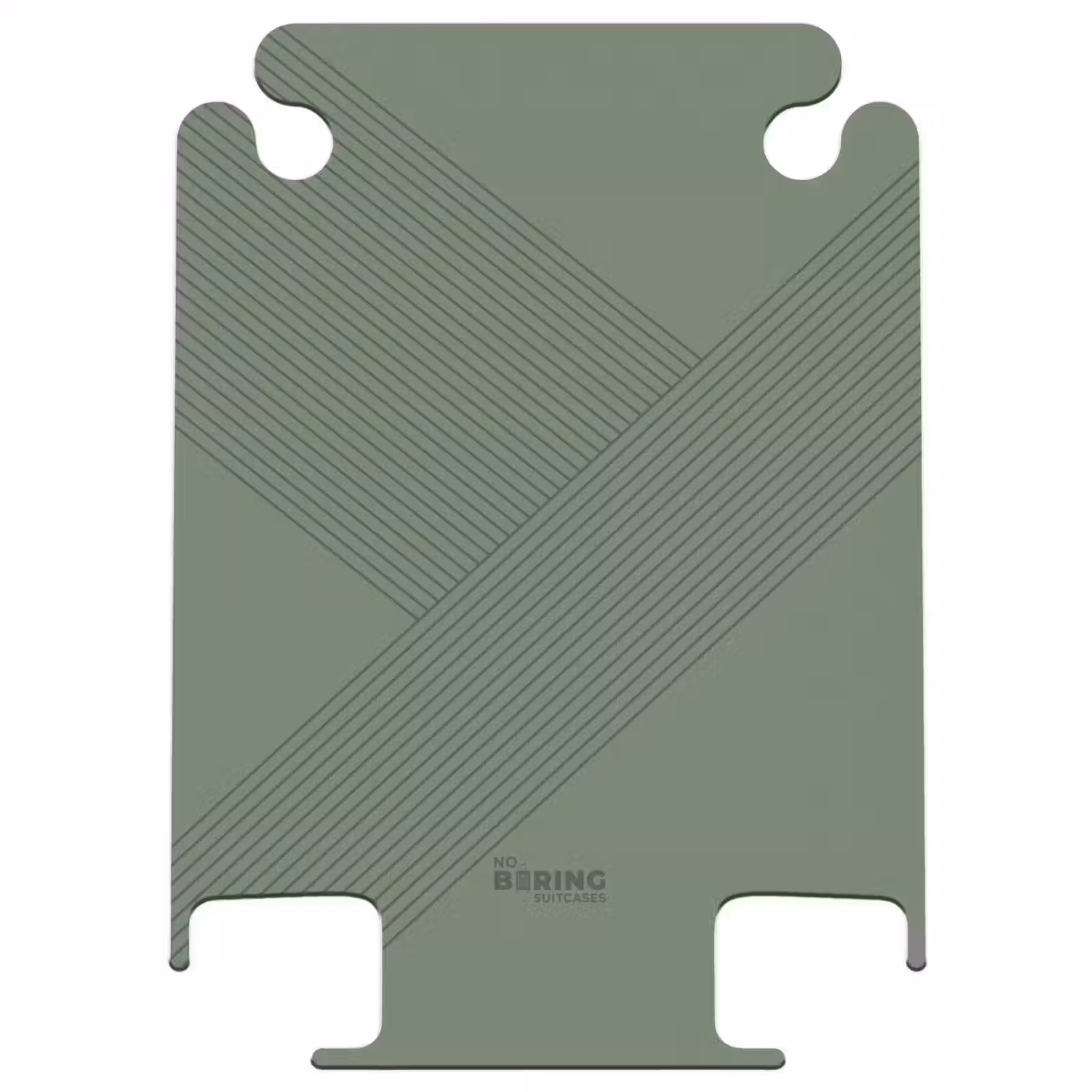 CaseSwap™ - Minimal - Lignes qui se croisent sur fond gris-vert — 1