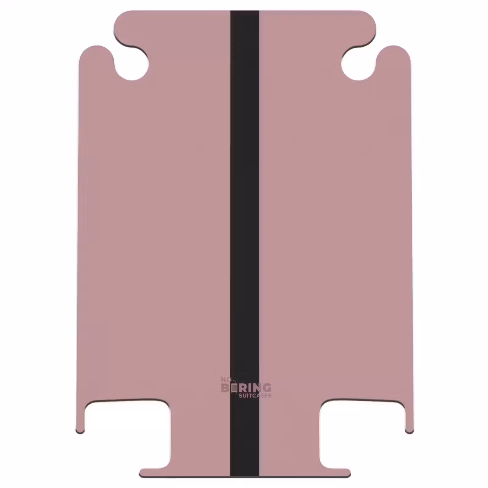 CaseSwap - Minimal - Rose pâle avec une rayure noire — 1