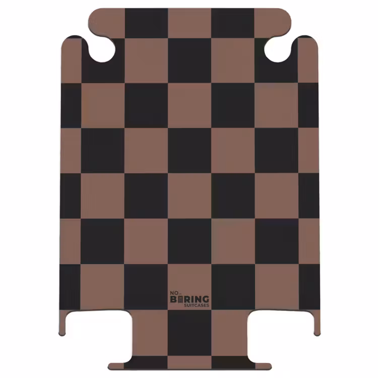 CaseSwap™ - Carrés - Noir/Brun — 1