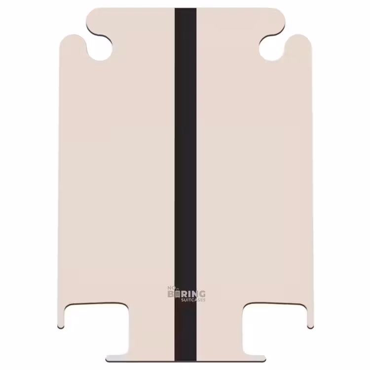 CaseSwap™ - Minimal - Beige avec une bande noire — 1