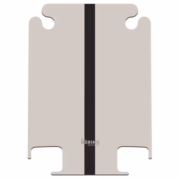 CaseSwap - Minimal - Beige clair avec une rayure noire — 1