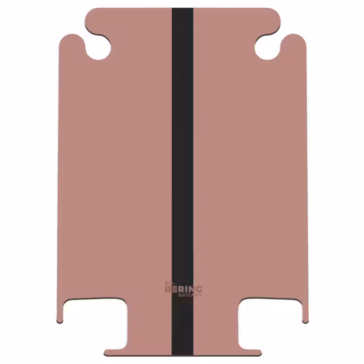 CaseSwap™ - Minimal - Bois de rose avec une rayure noire — 1