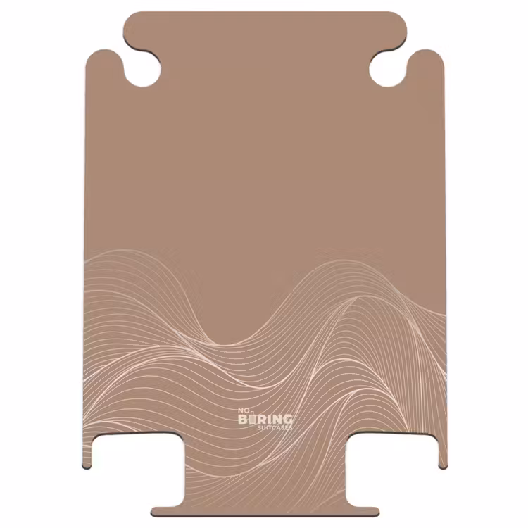 CaseSwap - Minimal - Brun chaud avec des ondulations — 1