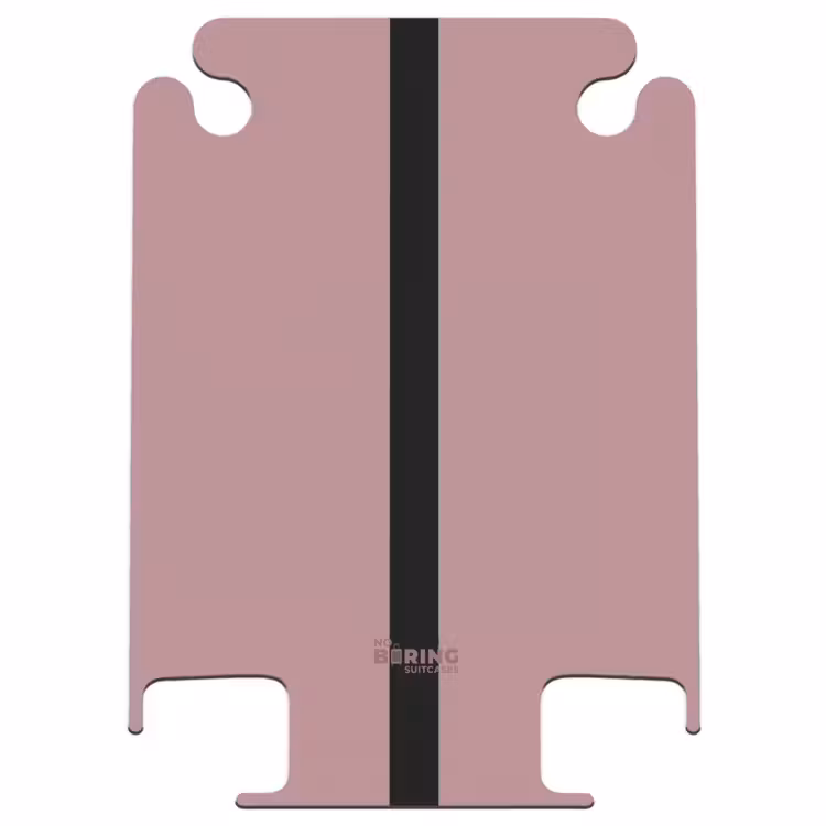 CaseSwap - Minimal - Rose pâle avec une rayure noire — 1