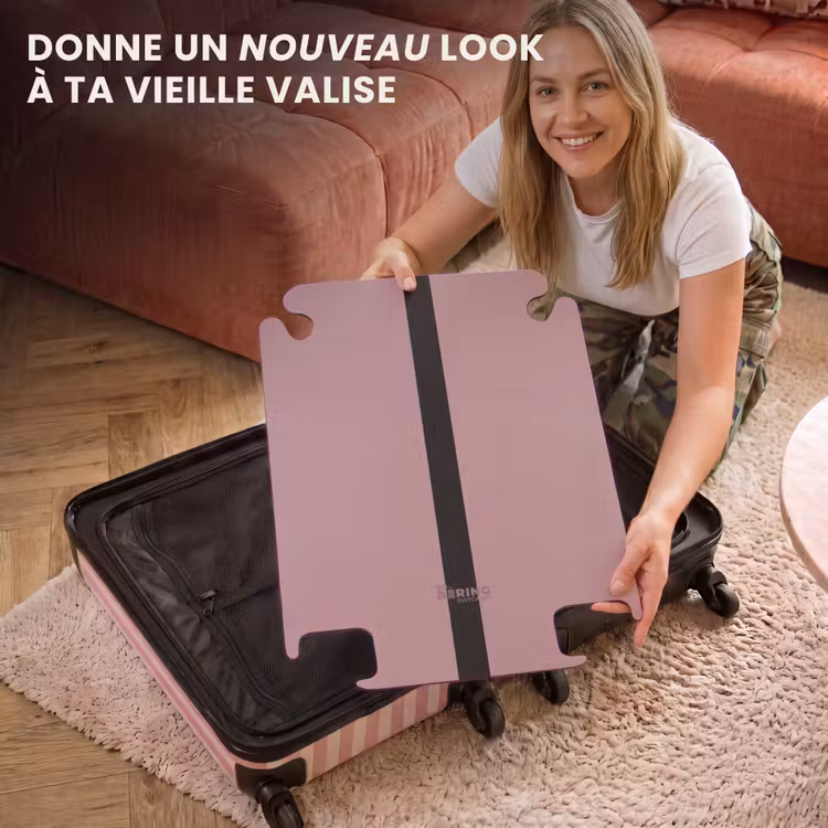 CaseSwap - Minimal - Rose pâle avec une rayure noire — 3