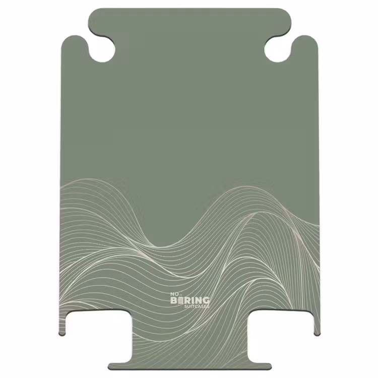 CaseSwap™ - Minimal - Vert grisâtre avec des vagues — 1