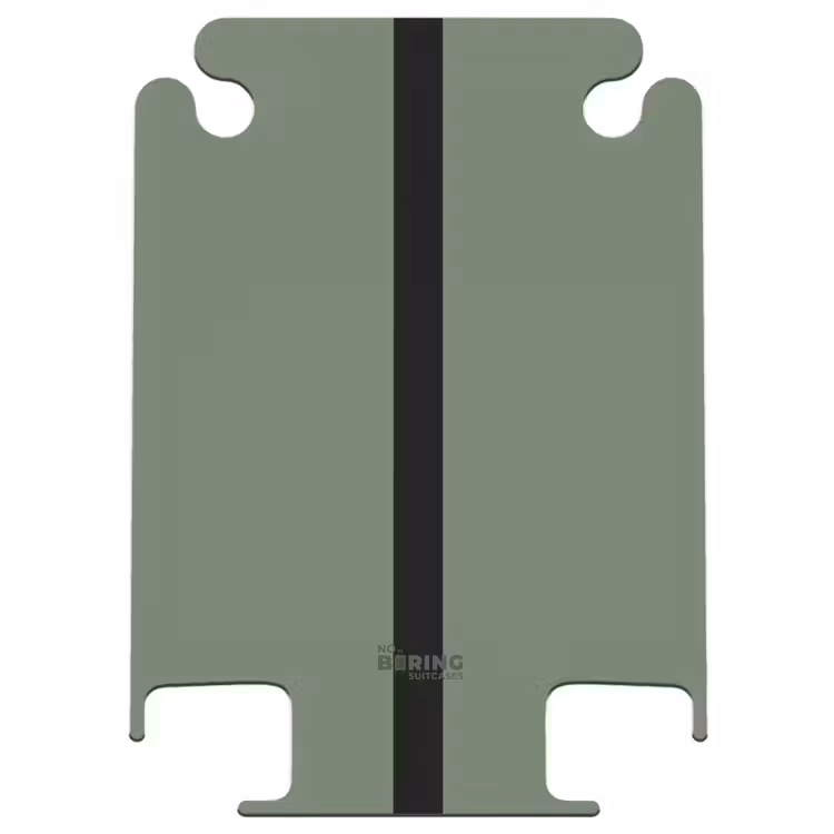 CaseSwap™ - Minimal - Vert grisâtre avec une rayure noire — 1