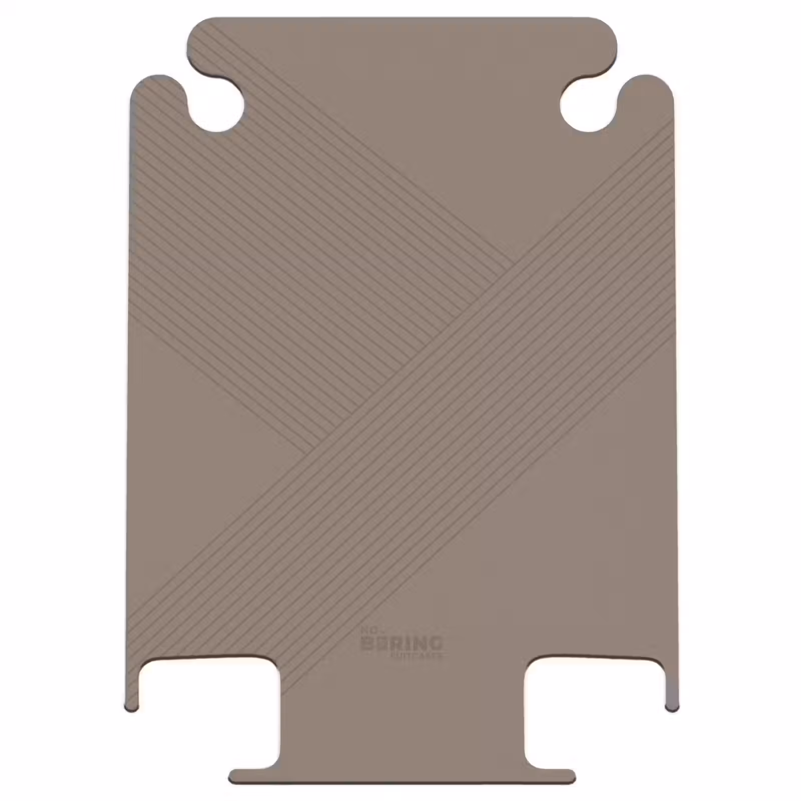 CaseSwap - Minimal - Lignes entrecroisées sur fond taupe — 1