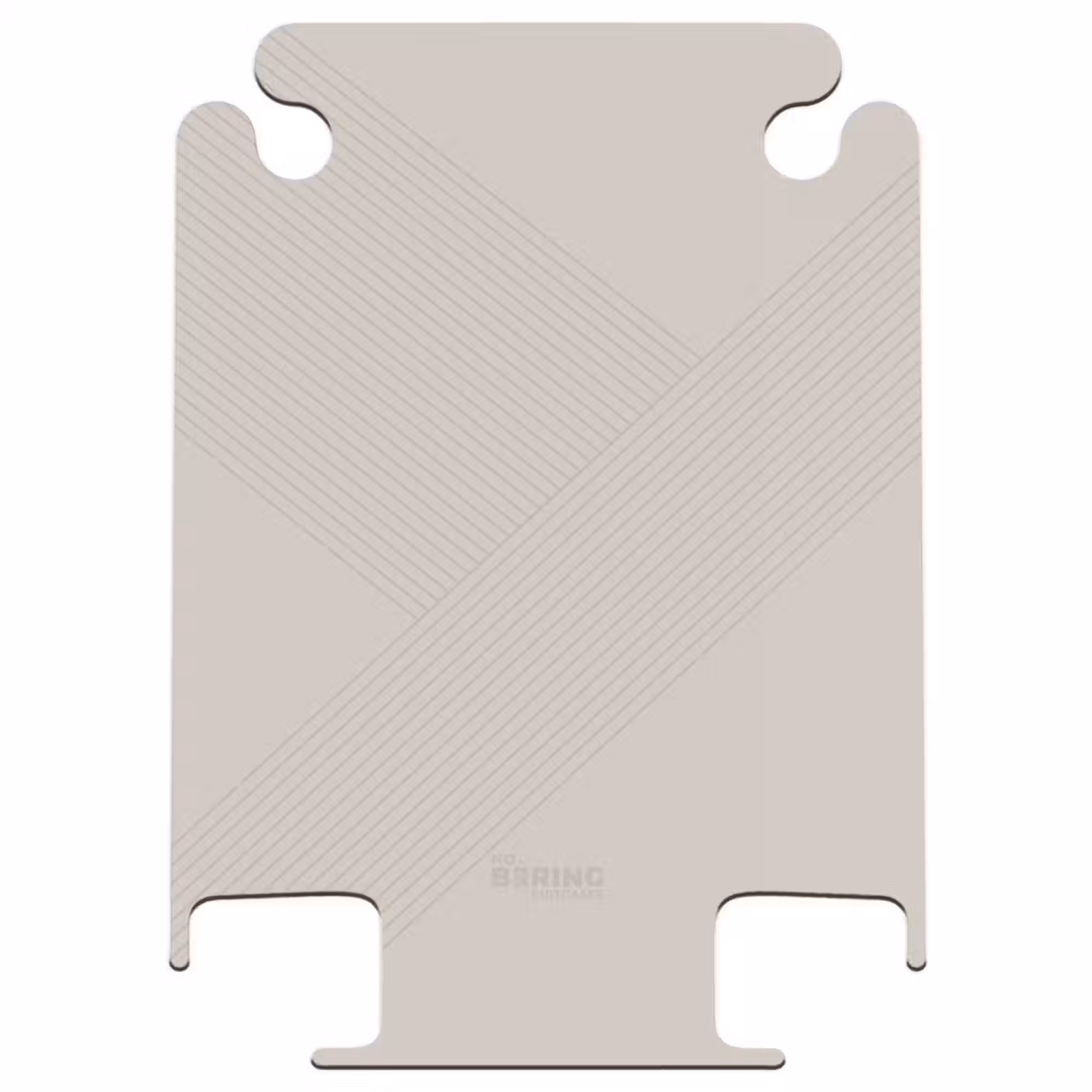 CaseSwap™ - Minimal - Lignes entrecroisées sur fond taupe clair — 1