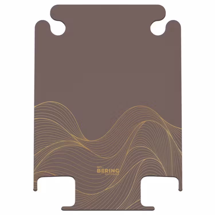 CaseSwap - Minimal - Brun foncé avec des reflets dorés — 1