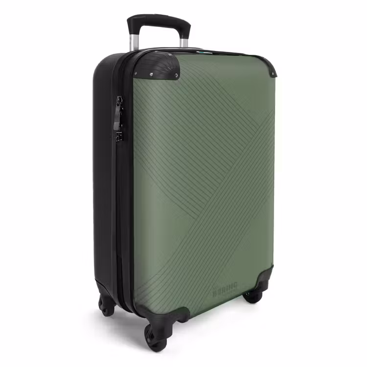 CaseSwap - Minimal - Lignes entrecroisées sur fond vert olive — 2