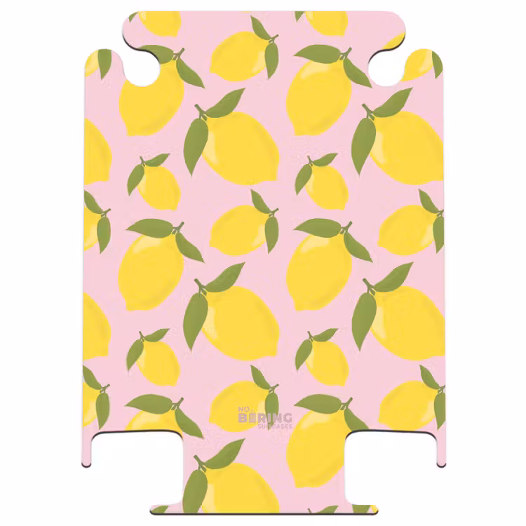 CaseSwap - Pastel - Citrons sur fond rose clair — 1
